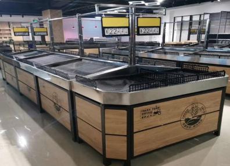 One-Level Produce Rack (Single Side)