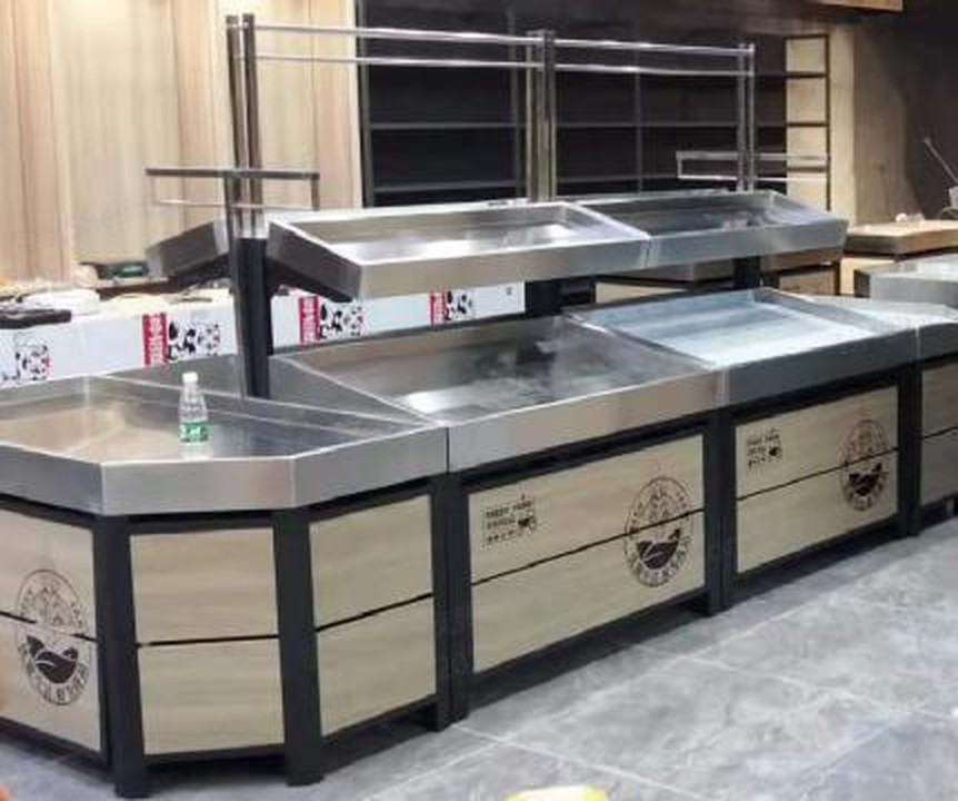 Two-Level Produce Rack (Single Side)